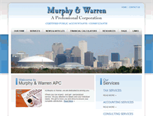 Tablet Screenshot of murphywarren.com